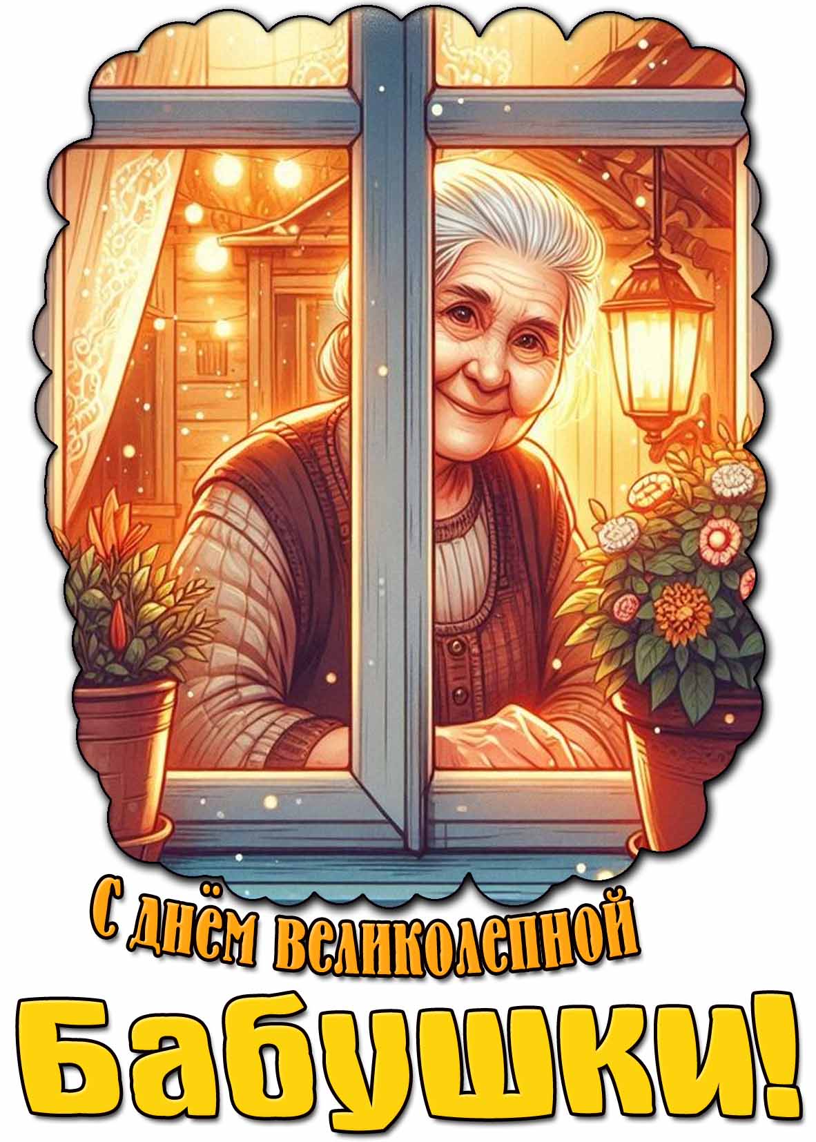 Картинка с днём великолепной бабушки