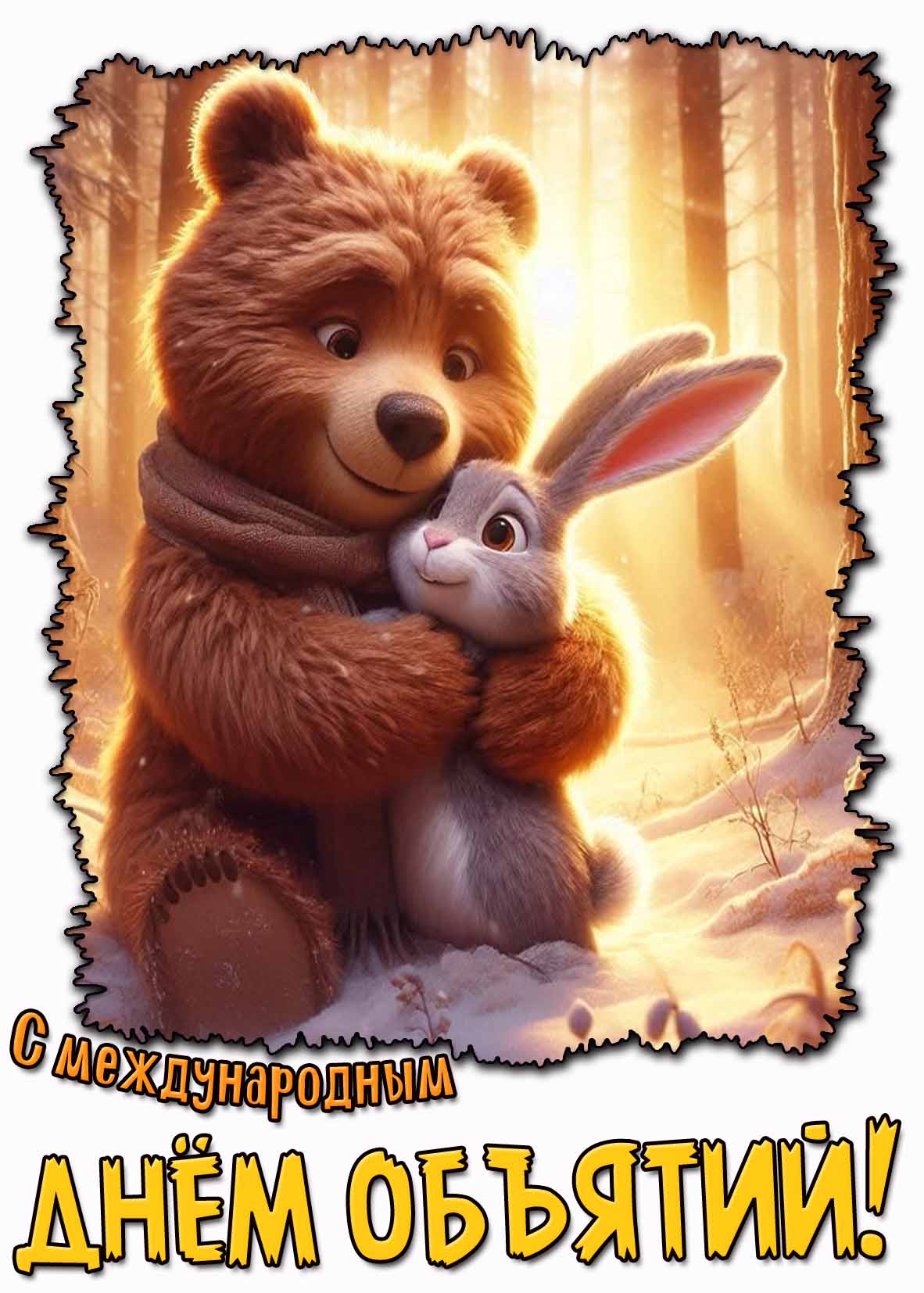 Картинка с Международным днём объятий