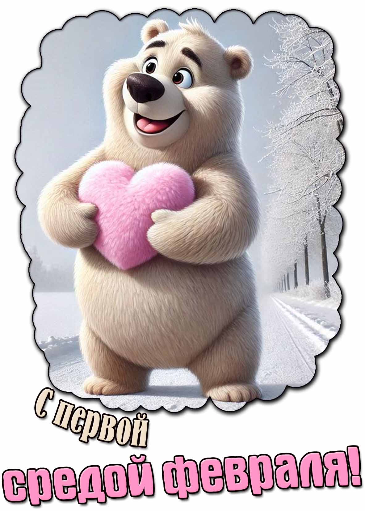 Картинка с первой средой февраля