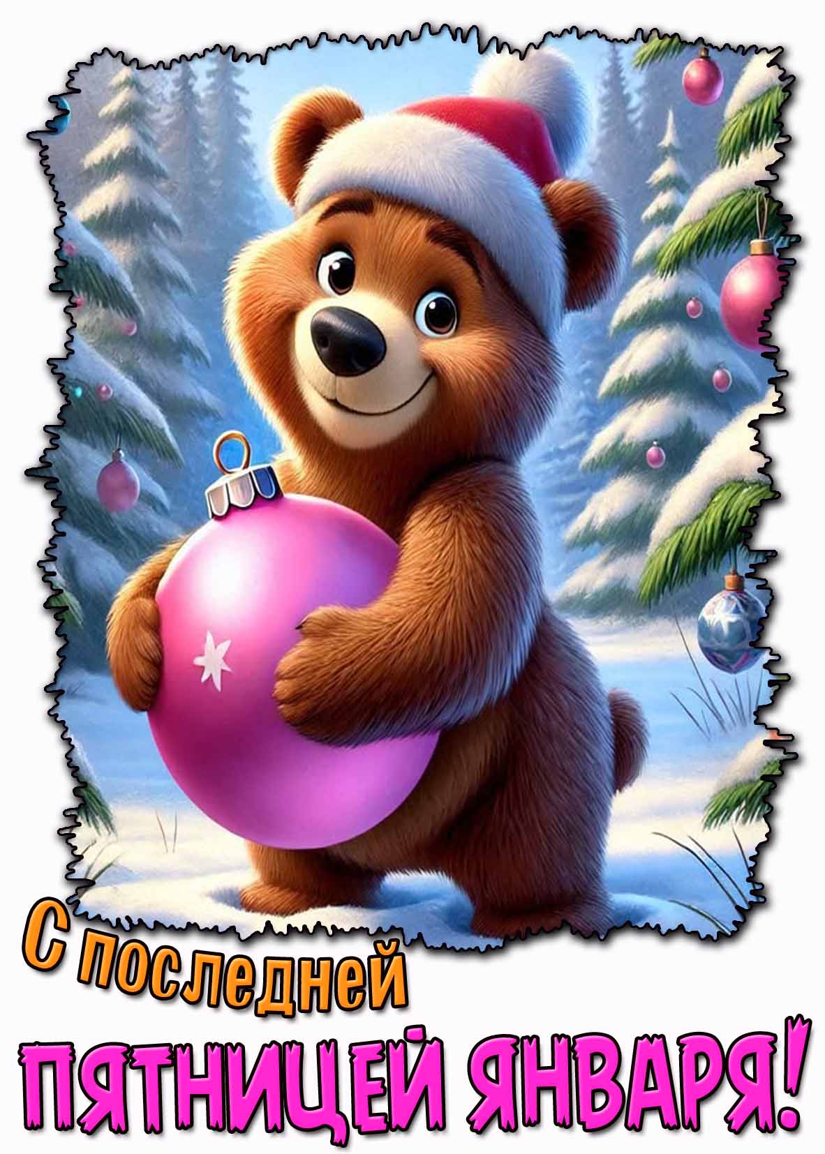 Красивая картинка с последней пятницей января