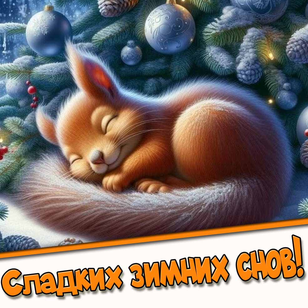 Картинка сладких зимних снов