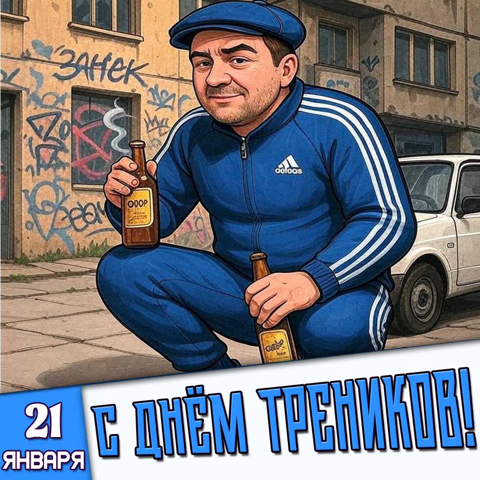Картинка 21 января - с днём треников!
