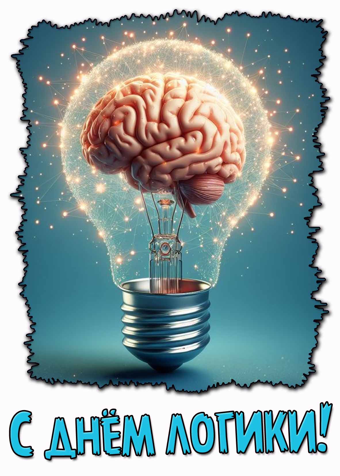 С днём логики! - открытка