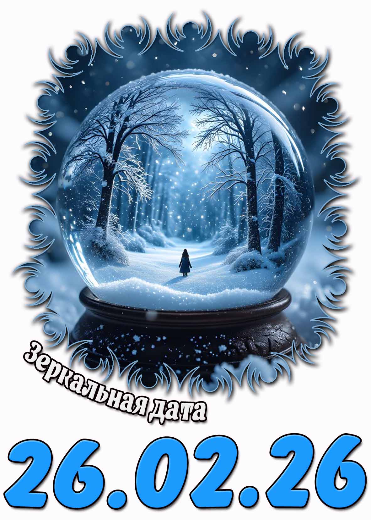 Открытка на зеркальную дату 26.02.26