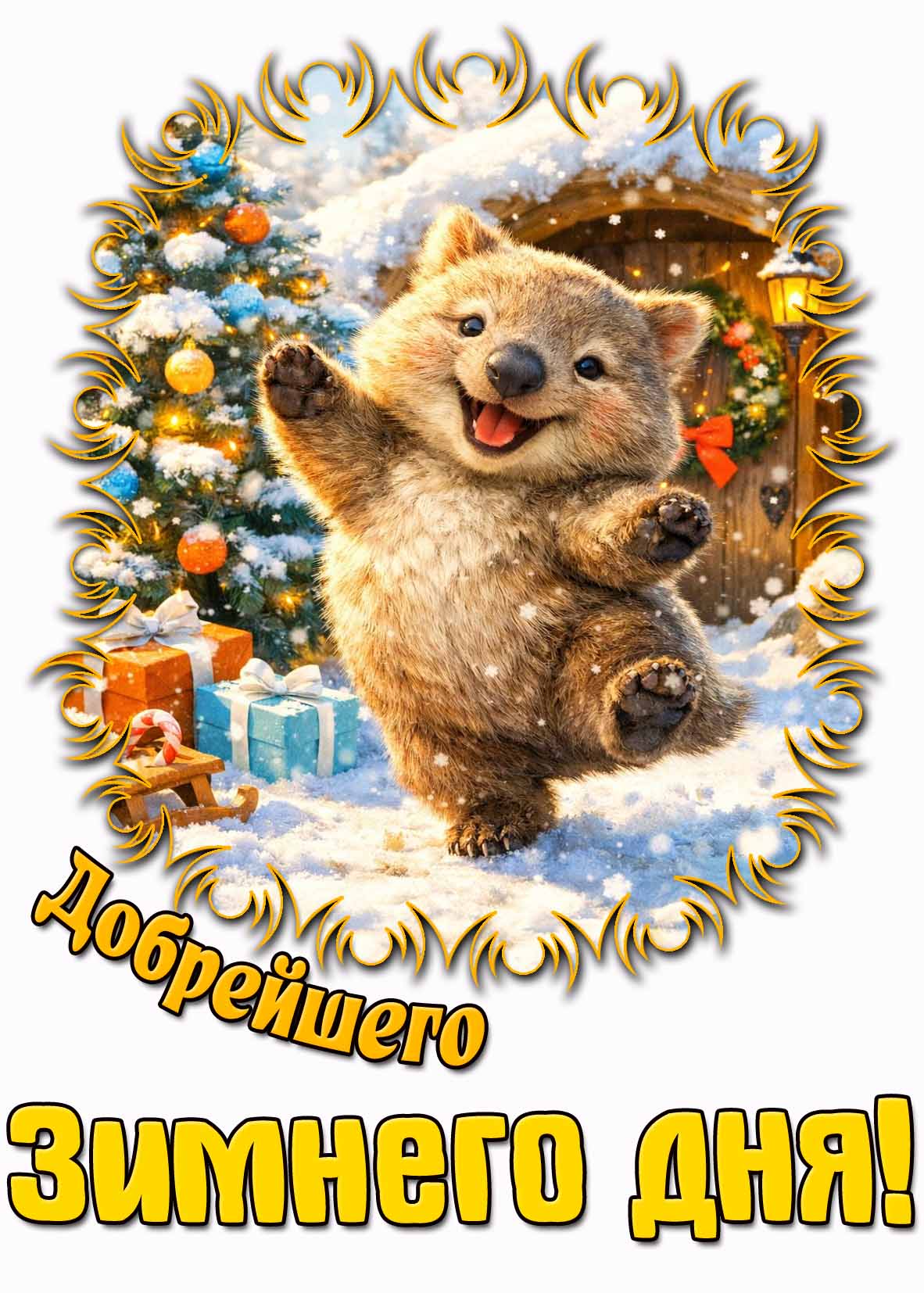 Картинка добрейшего зимнего дня