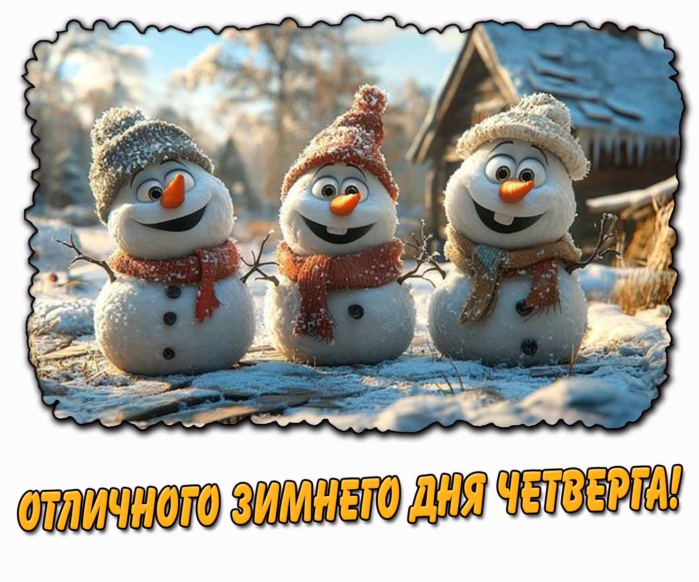 Картинка отличного зимнего дня четверга