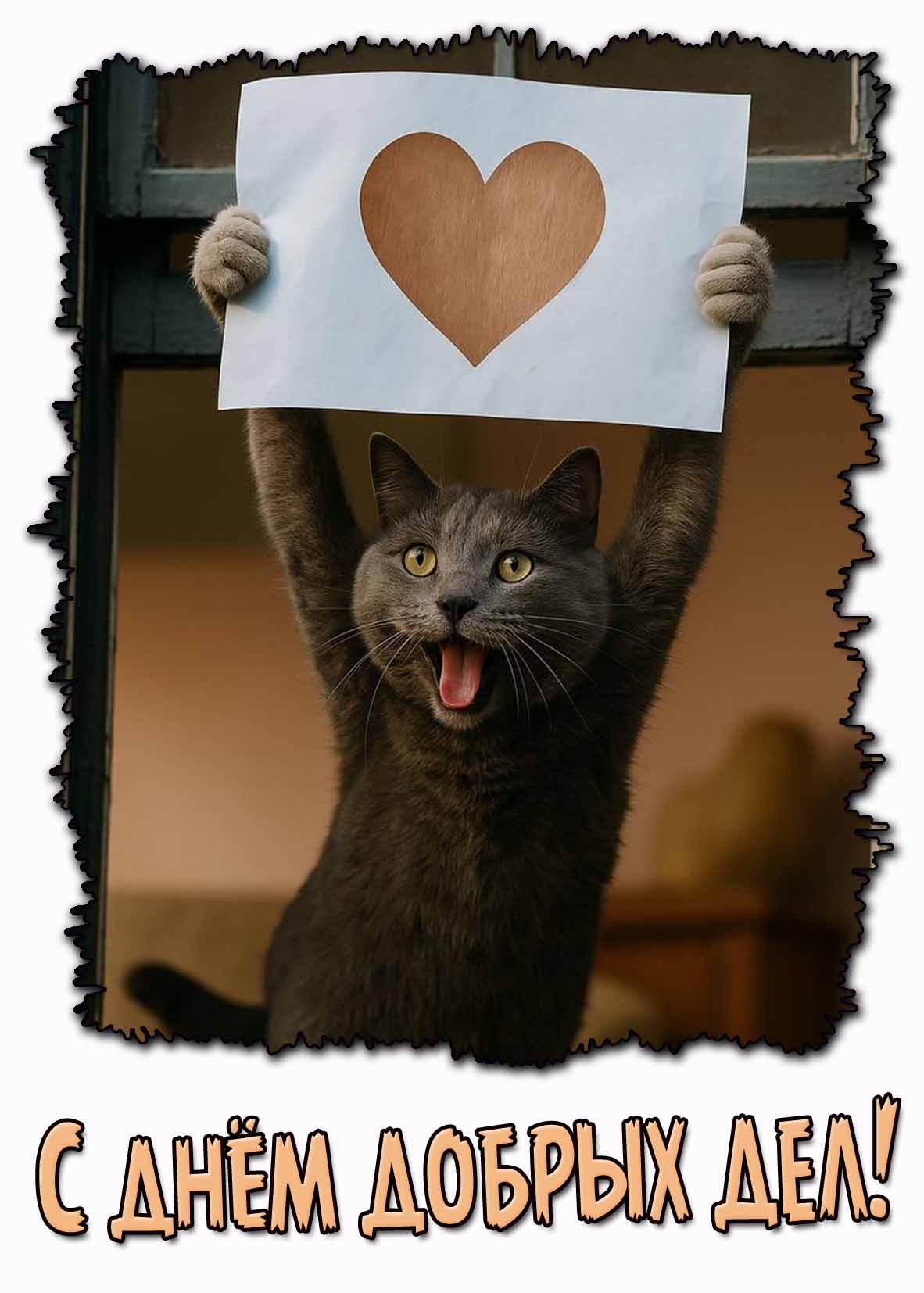 Прикольная картинка с днём добрых дел