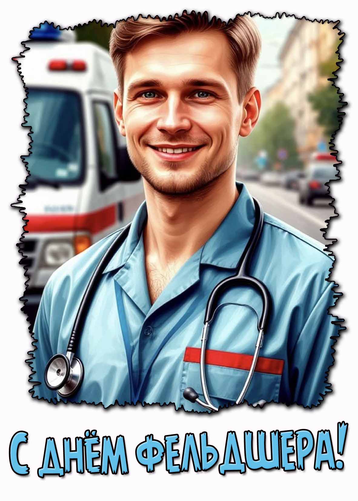 С днём фельдшера! - картинка для мужчины