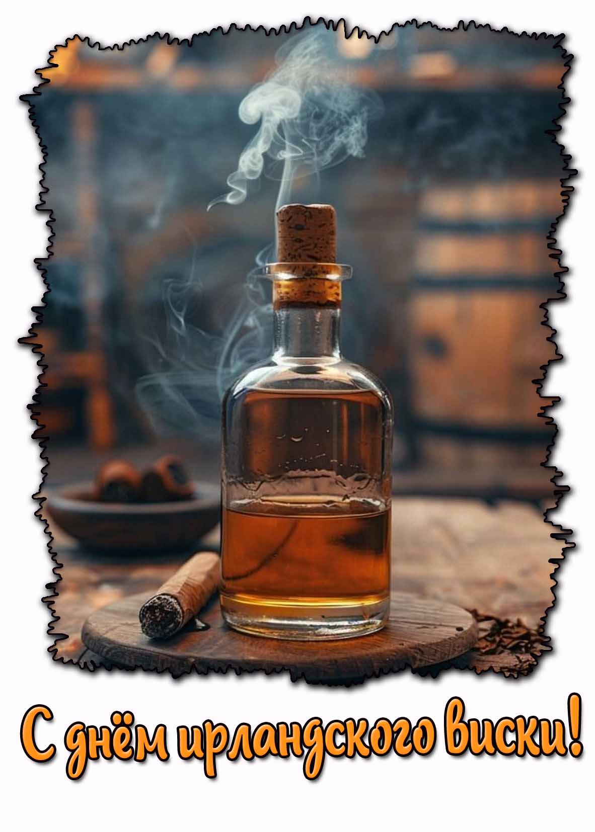 Картинка с днём ирландского виски