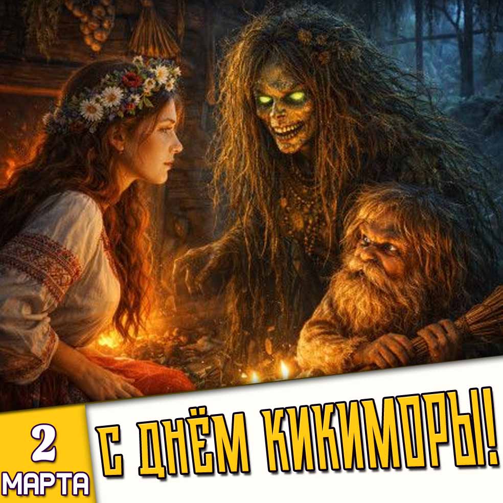 Картинка 2 марта - с днём кикиморы!