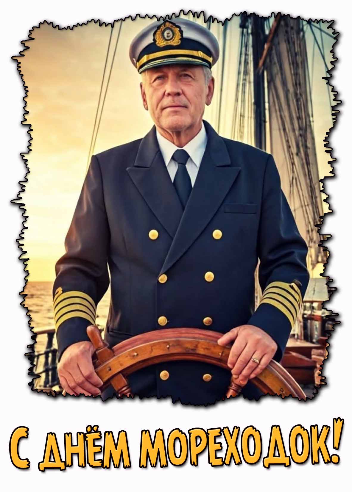 Открытка с днём мореходок