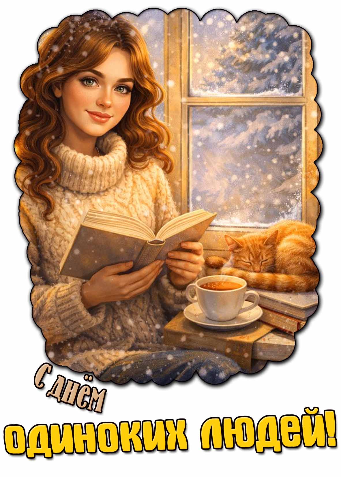 Картинка с днём одиноких людей