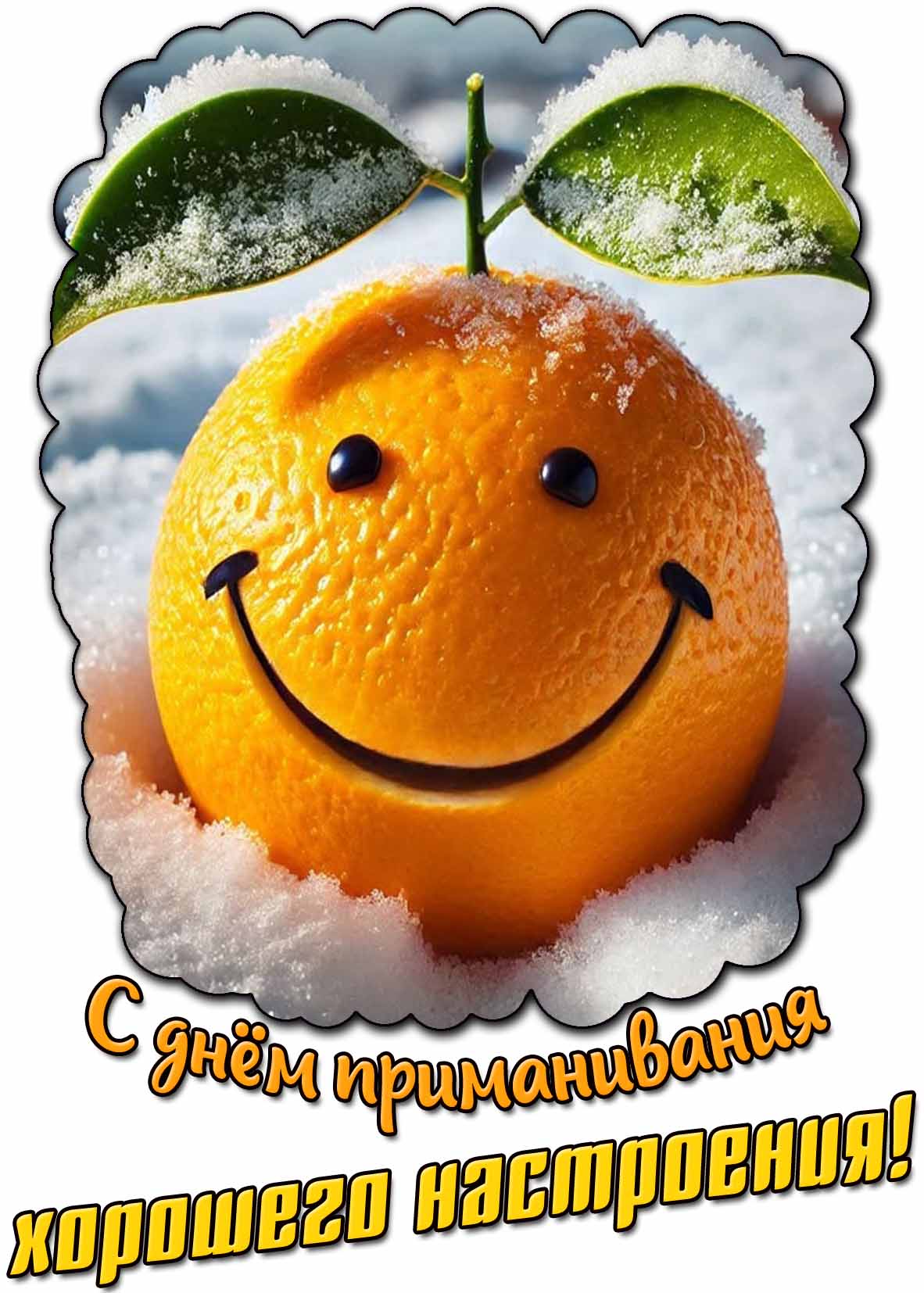 Открытка с днём приманивания хорошего настроения