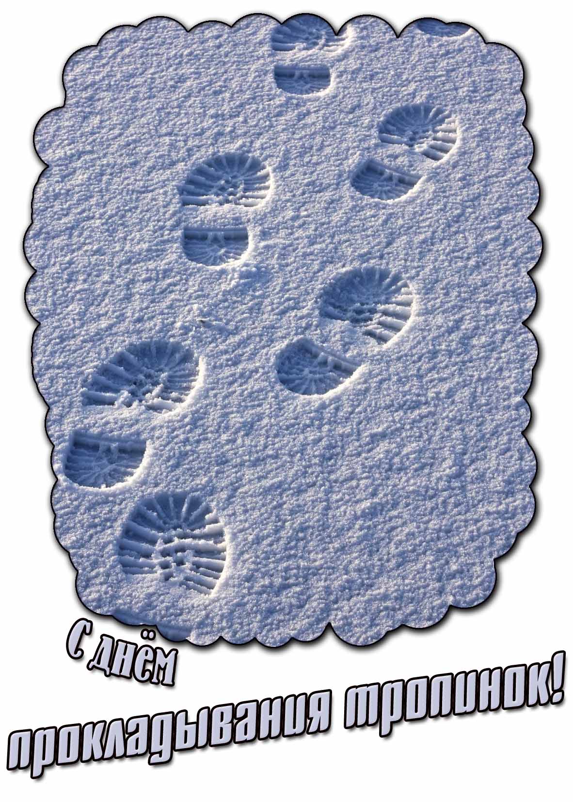 Открытка с днём прокладывания тропинок