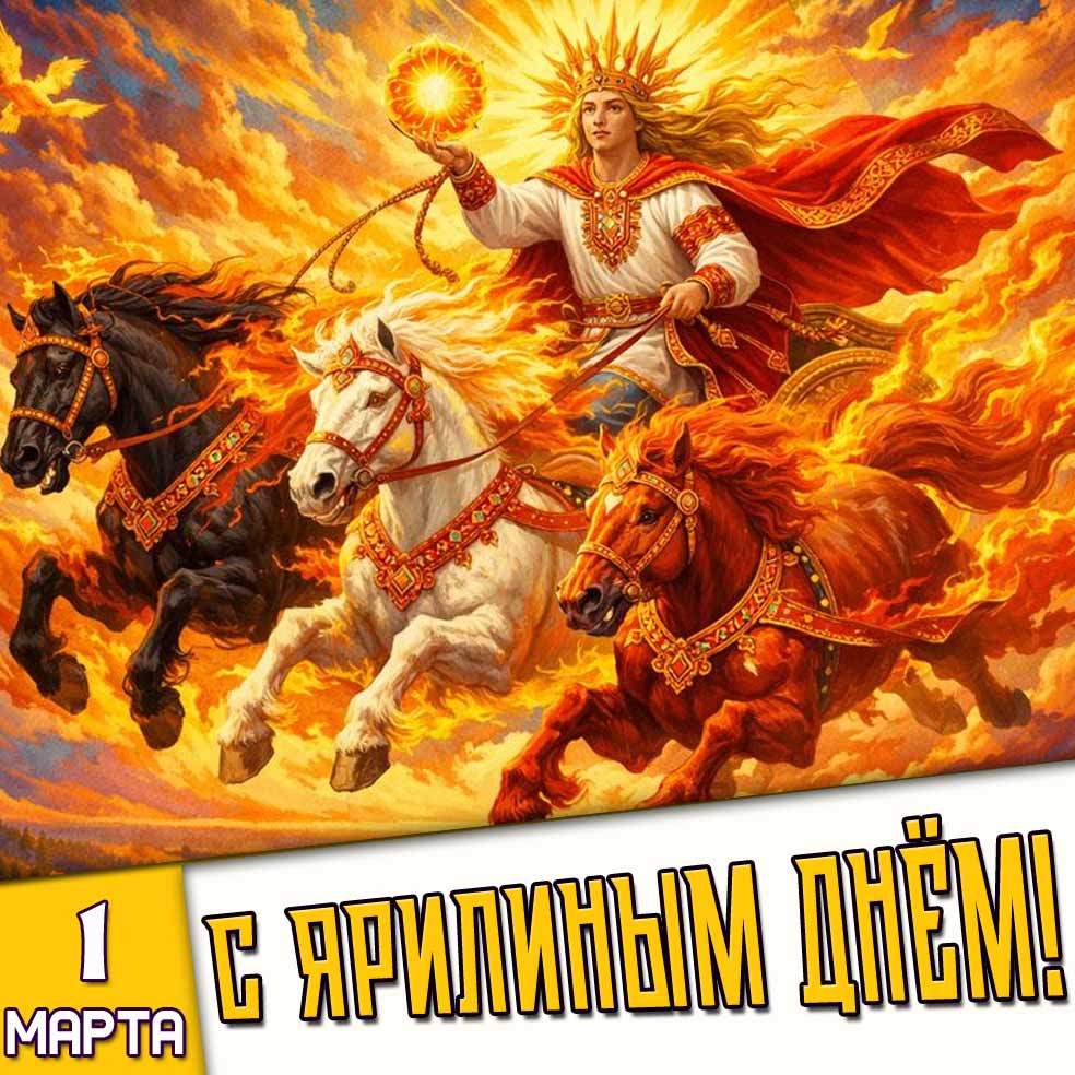 Картинка 1 марта - с Ярилиным днём!