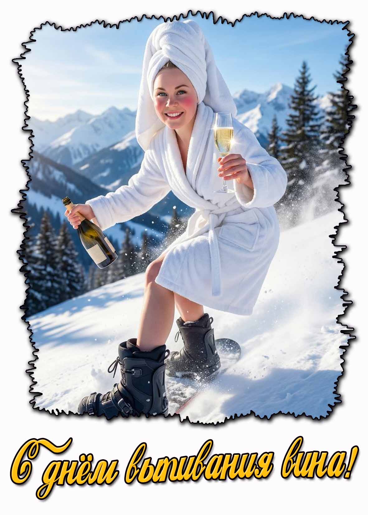 Смешная картинка с днём выпивания вина