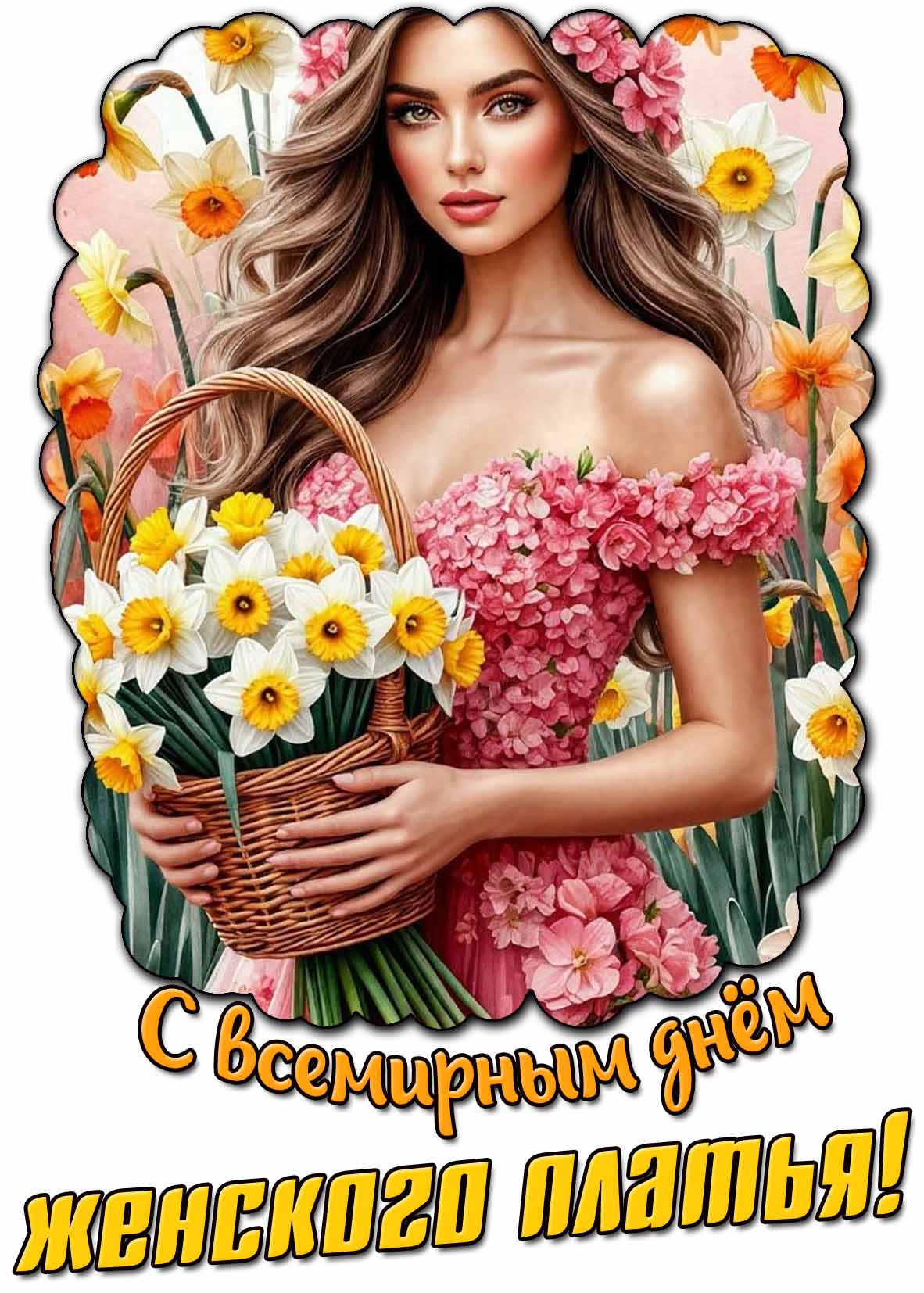 Картинка с Всемирным днём женского платья