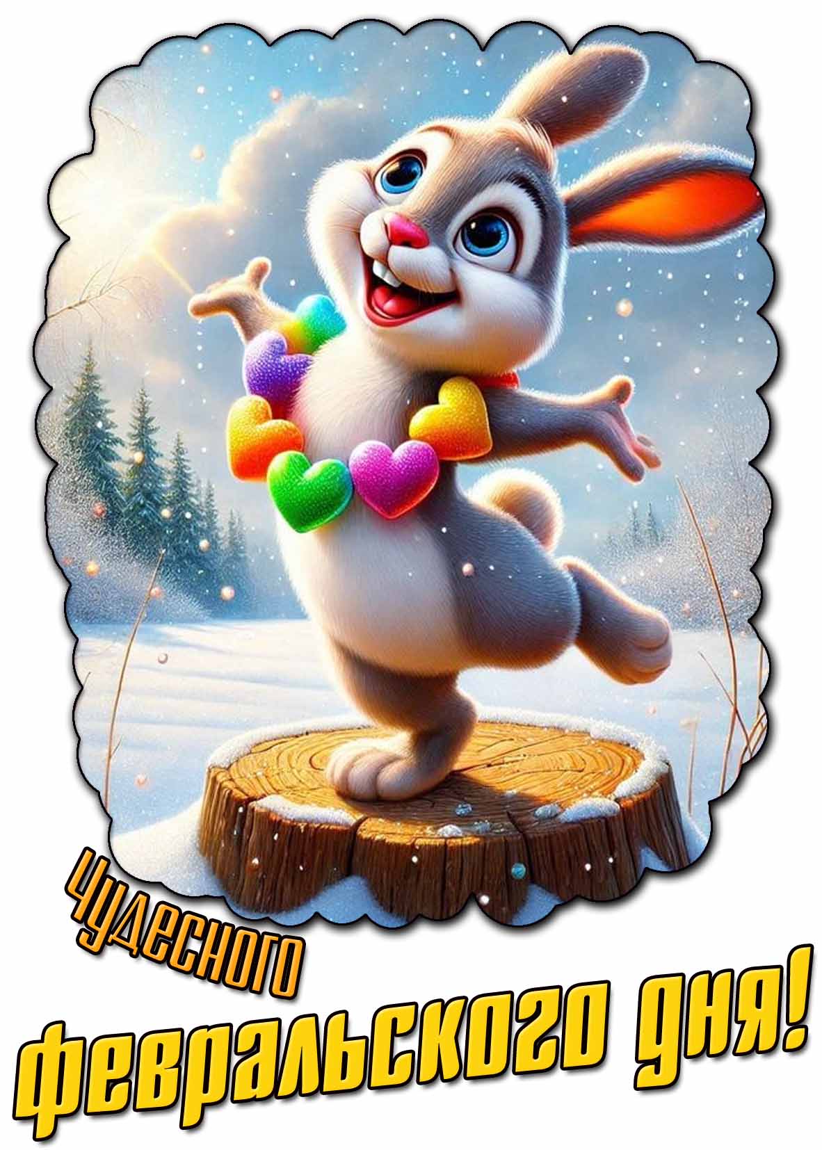 Картинка чудесного февральского дня