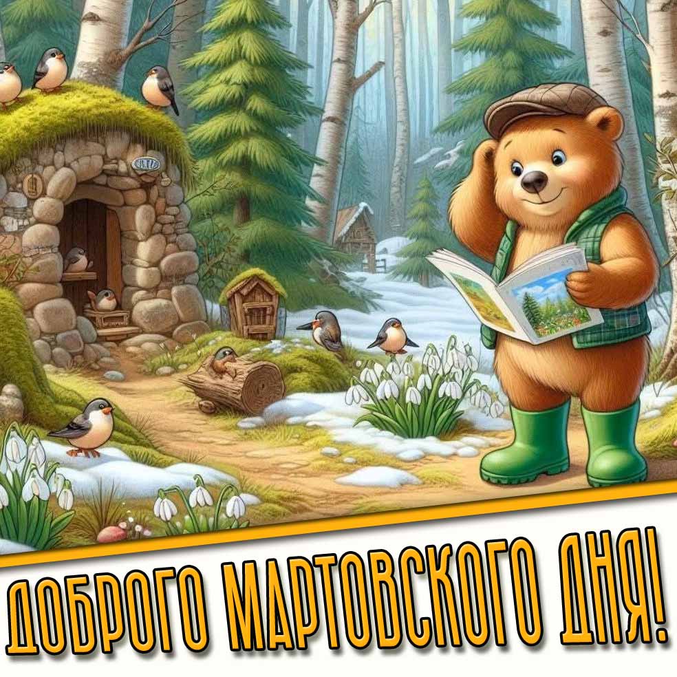 Прикольная картинка доброго мартовского дня