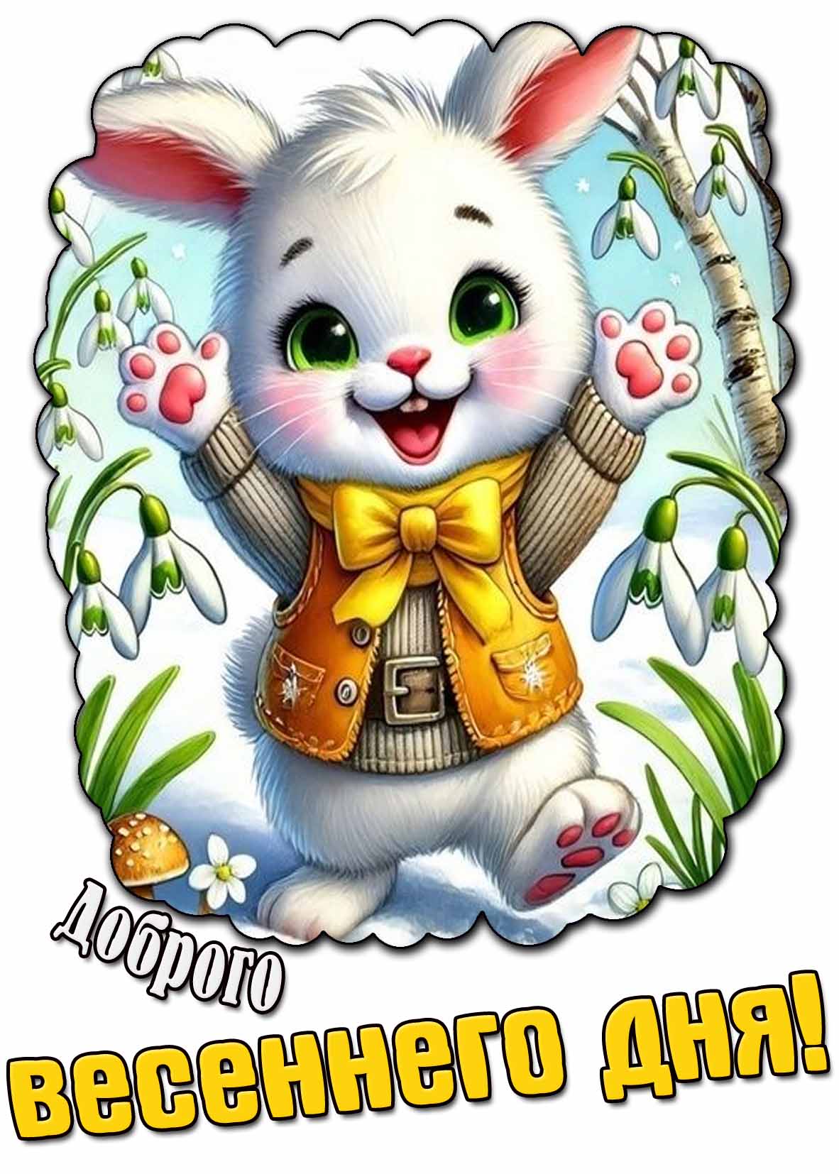 Открытка доброго весеннего дня