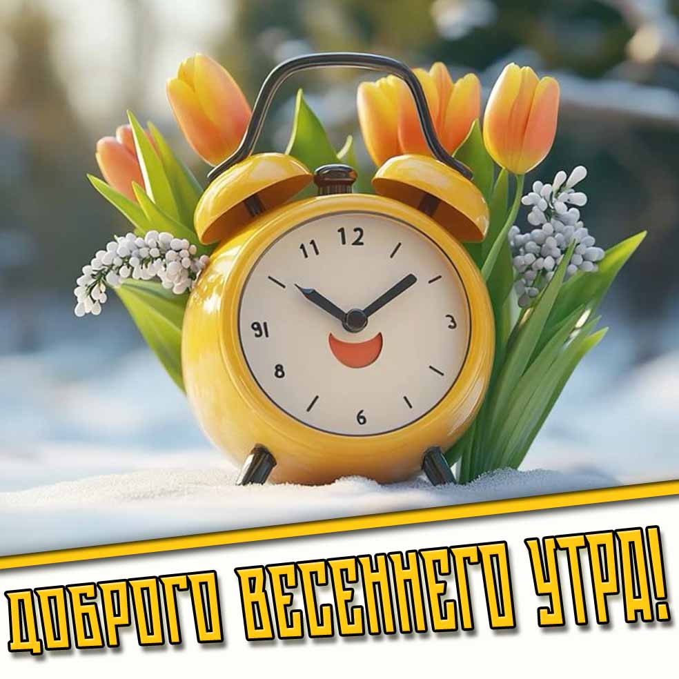 Картинка доброго весеннего утра