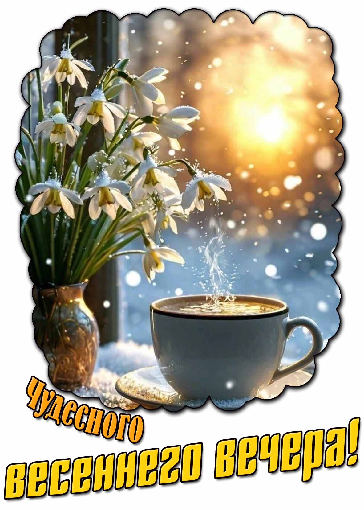 Картинка чудесного весеннего вечера