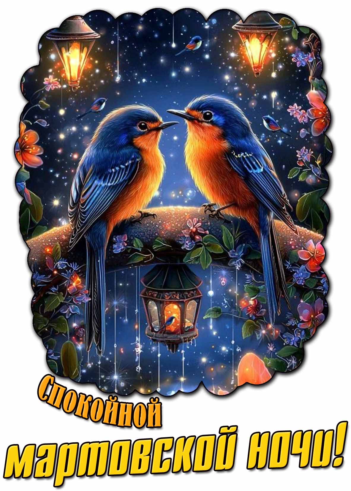 Картинка спокойной мартовской ночи