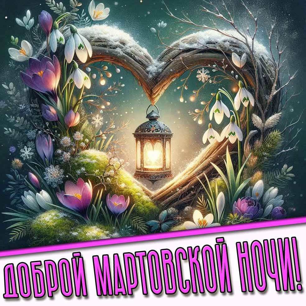 Картинка доброй мартовской ночи