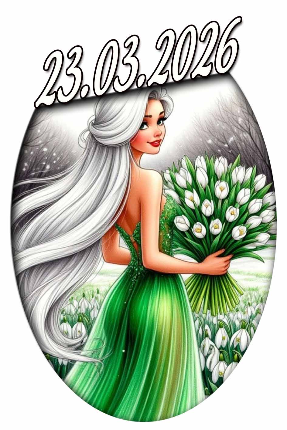 Картинка на красивую дату 23.03.2026