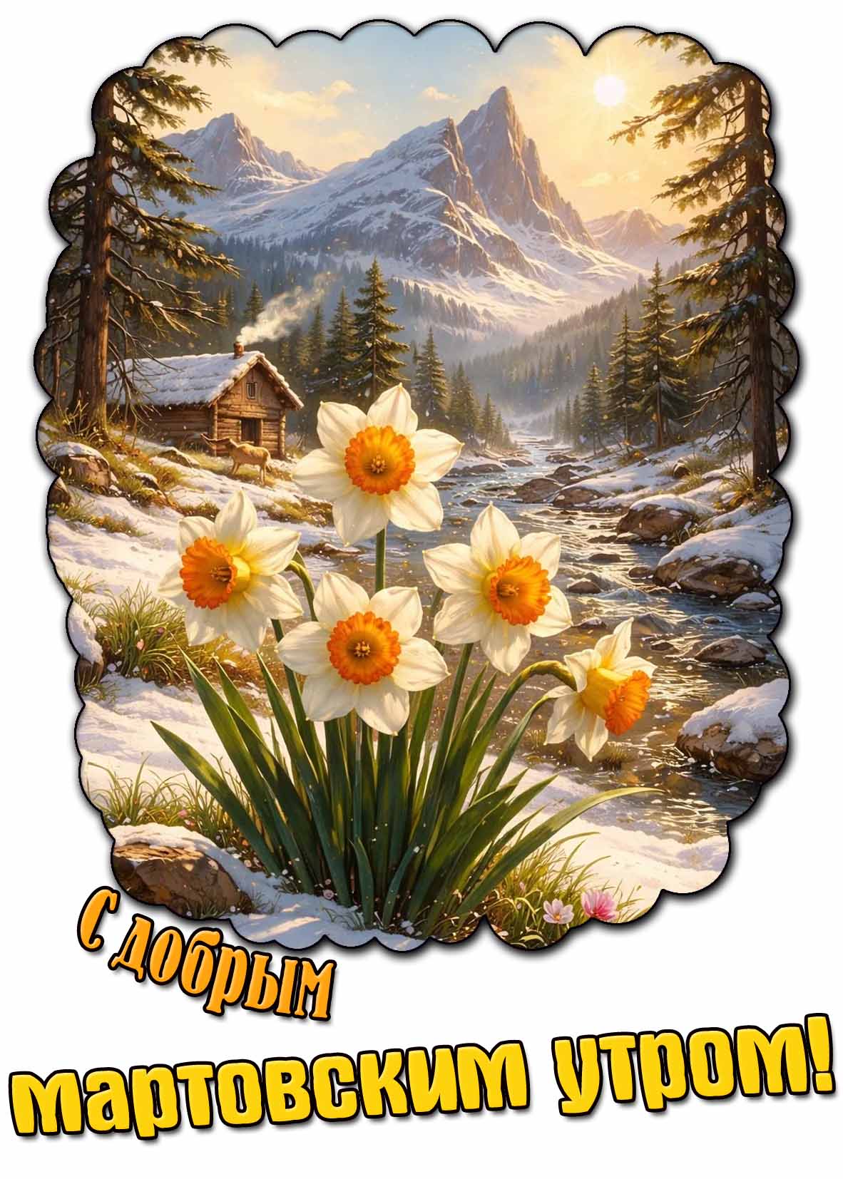 Картинка с добрым мартовским утром