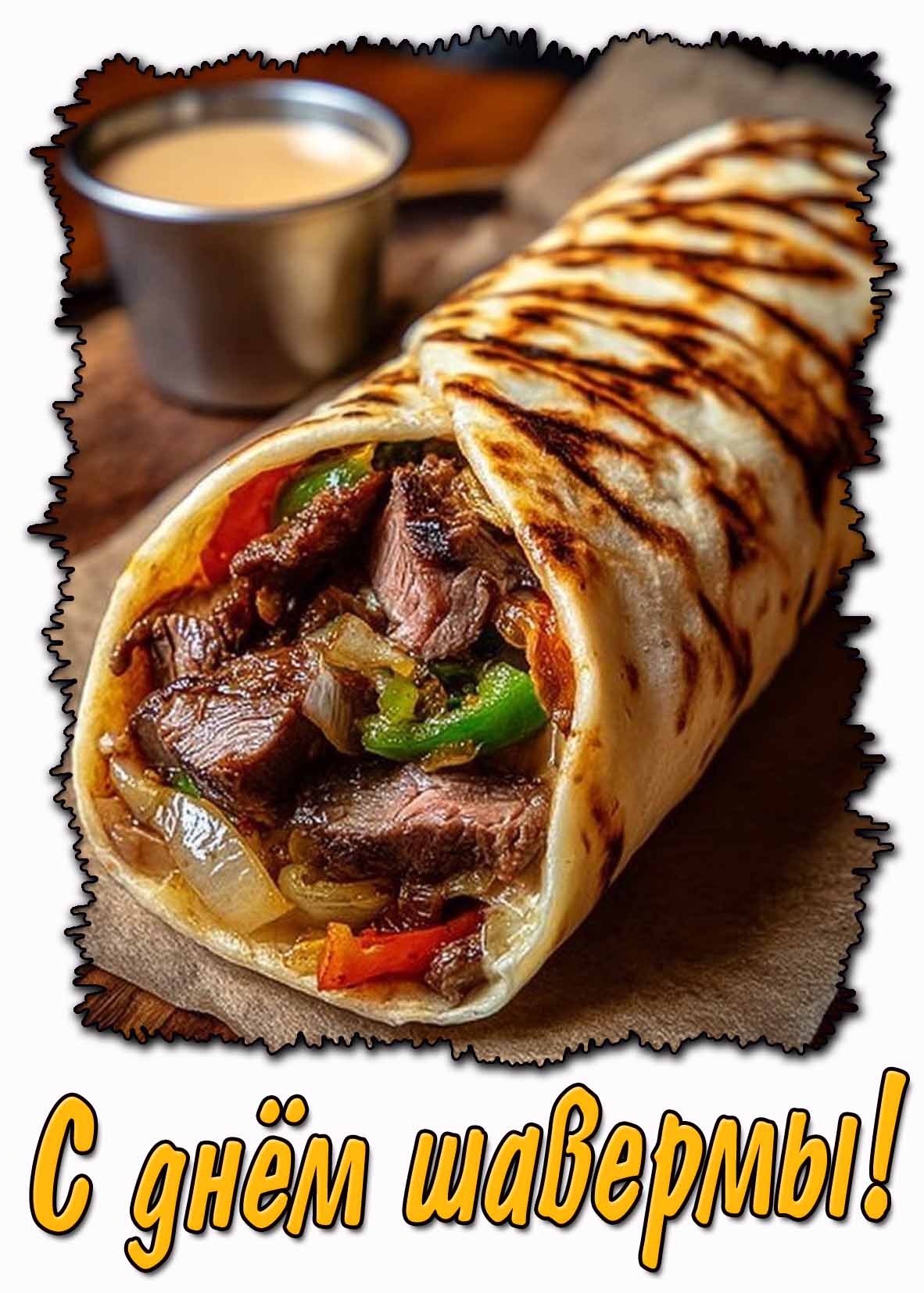 Картинка с днём шавермы
