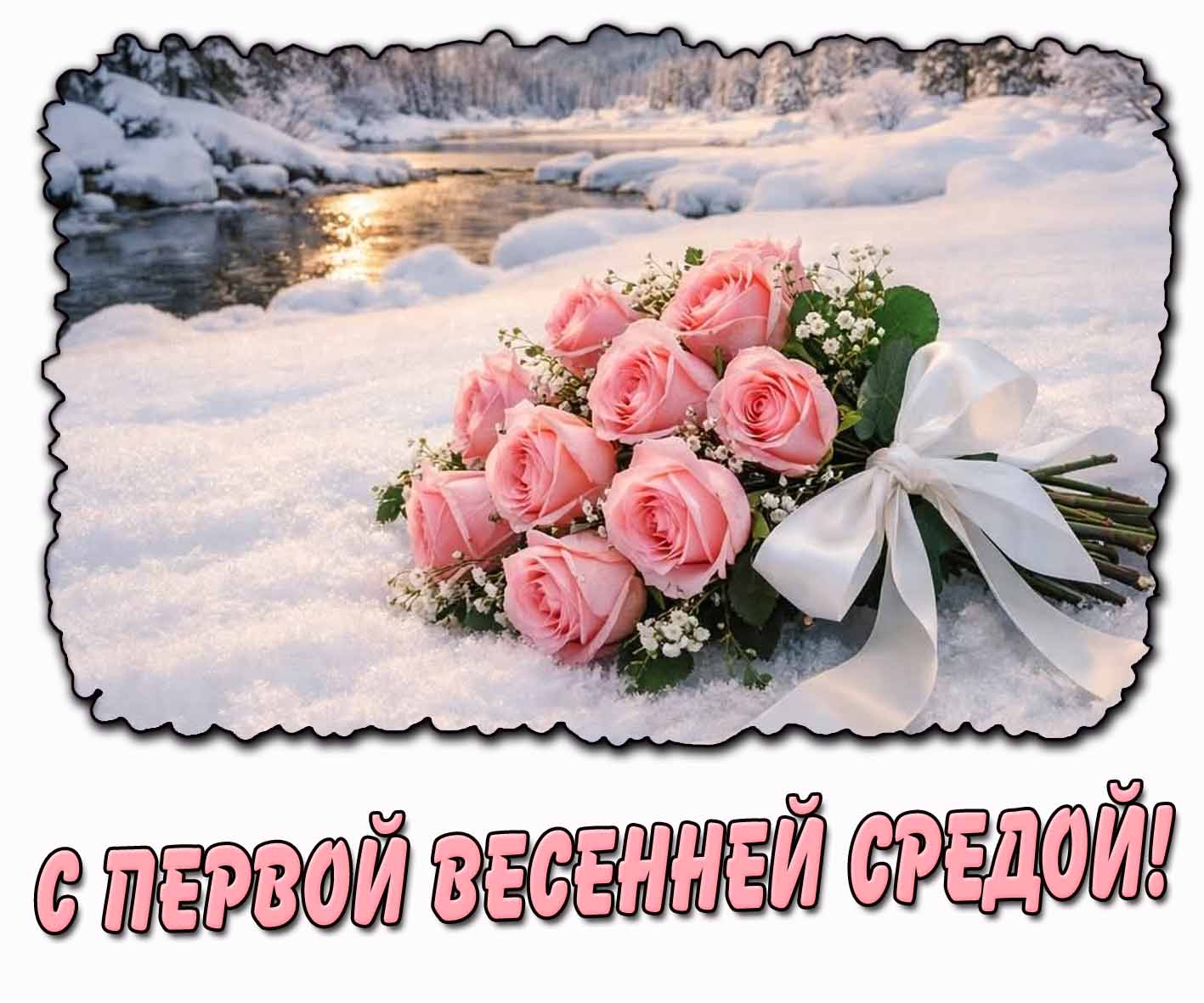 Картинка с первой весенней средой