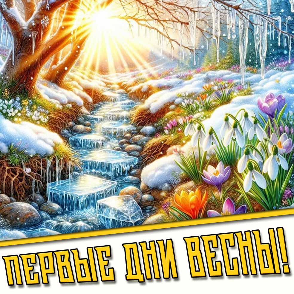 Картинки на первые дни Весны и Марта