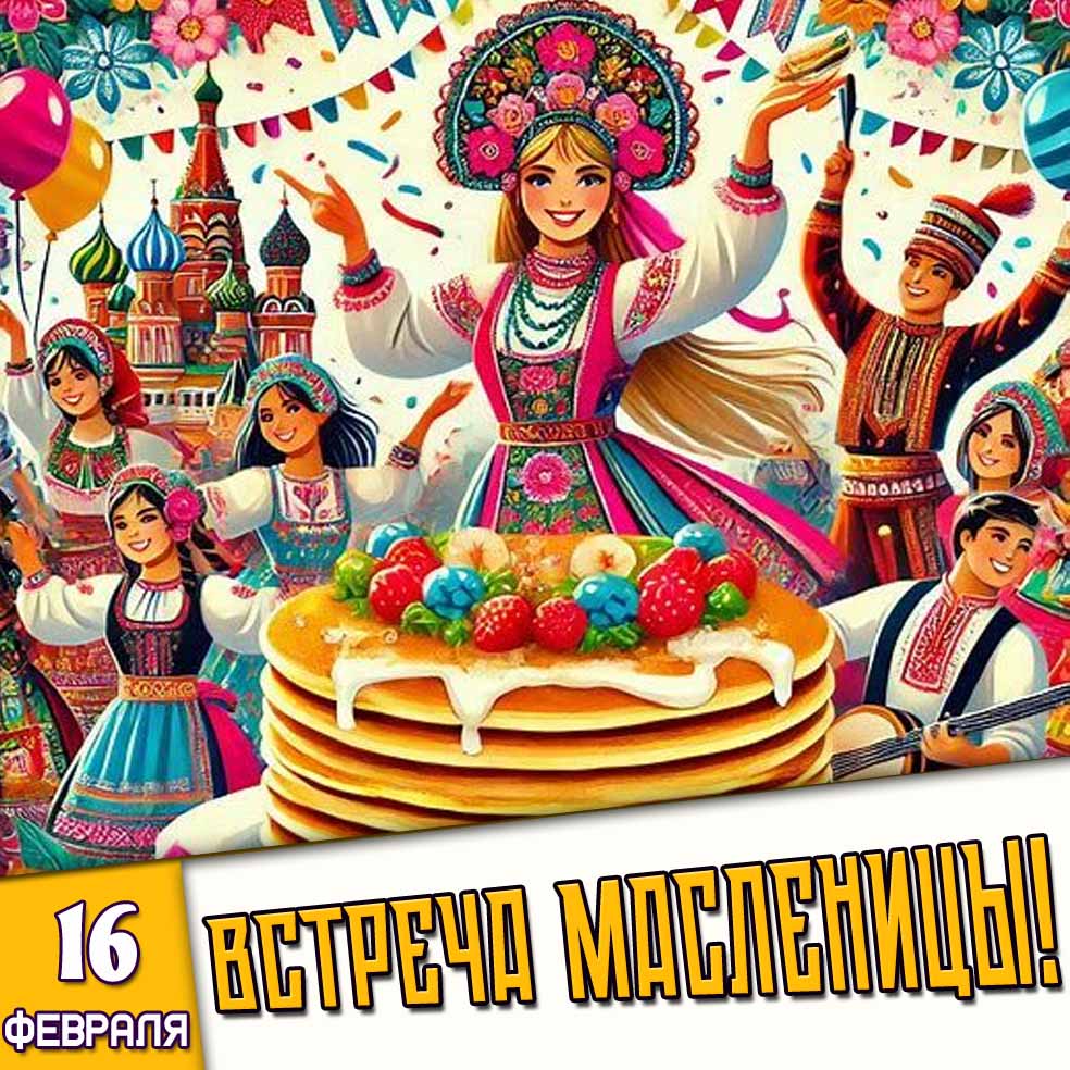 Картинка 16 февраля - «Встреча» Масленицы!