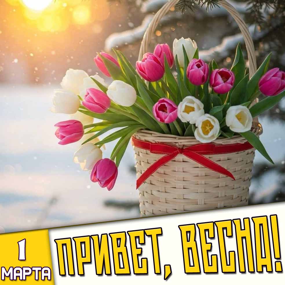 Картинка 1 Марта - Привет, весна!