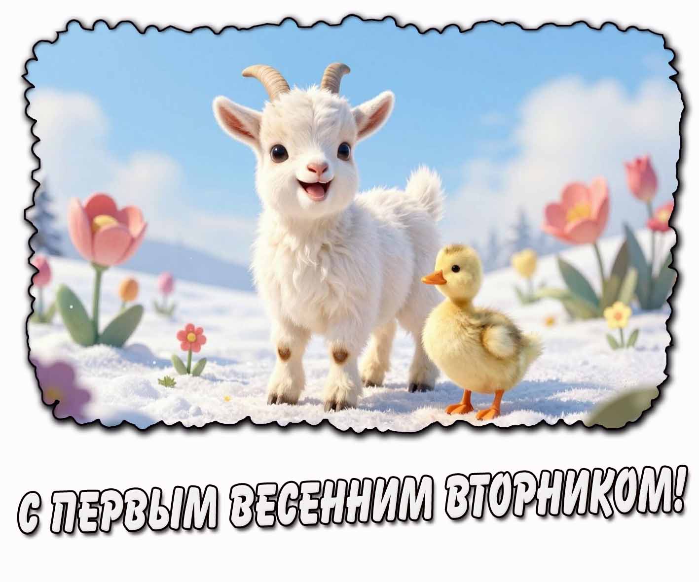 Картинка с первым весенним вторником