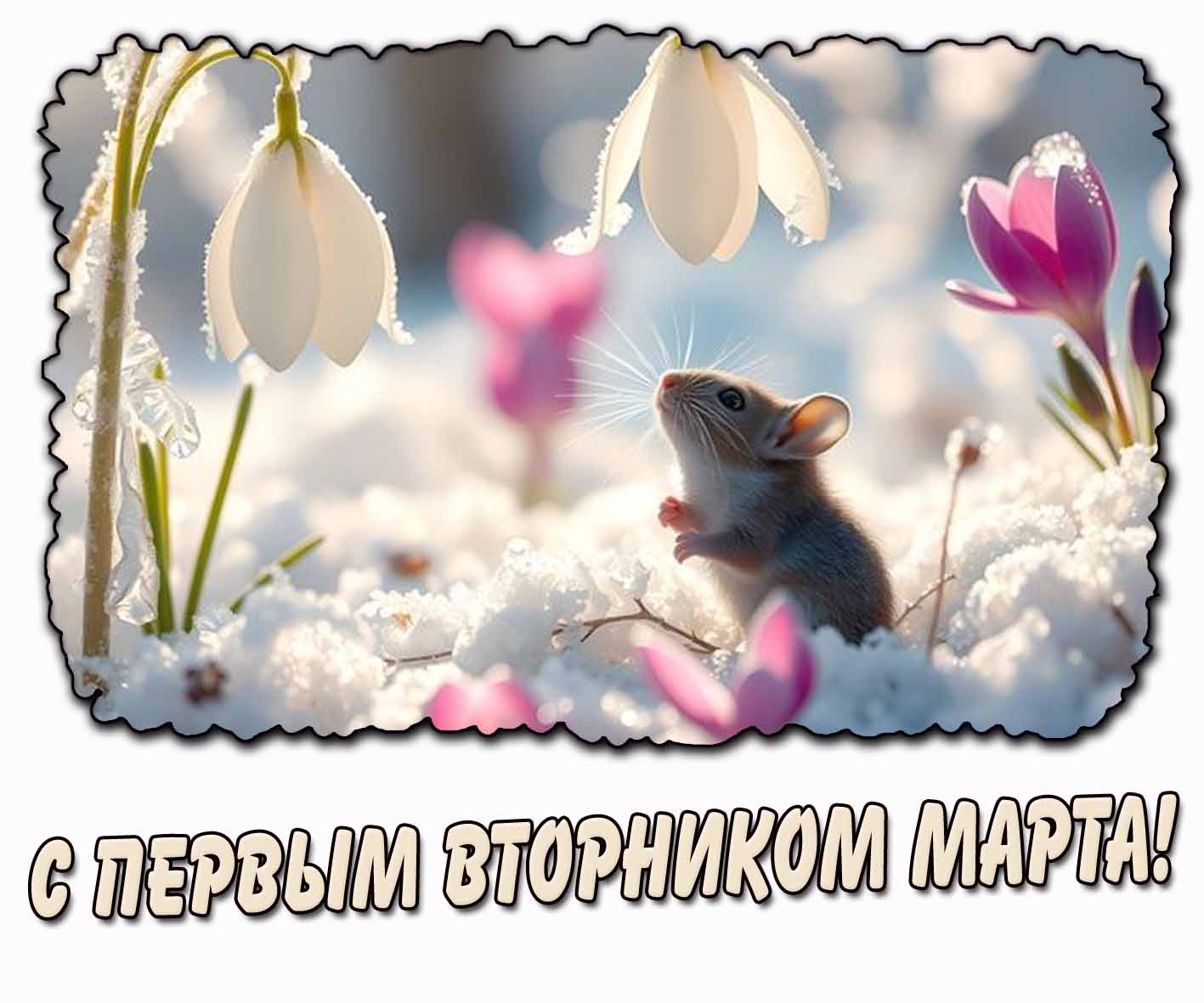 Картинка с первым вторником марта