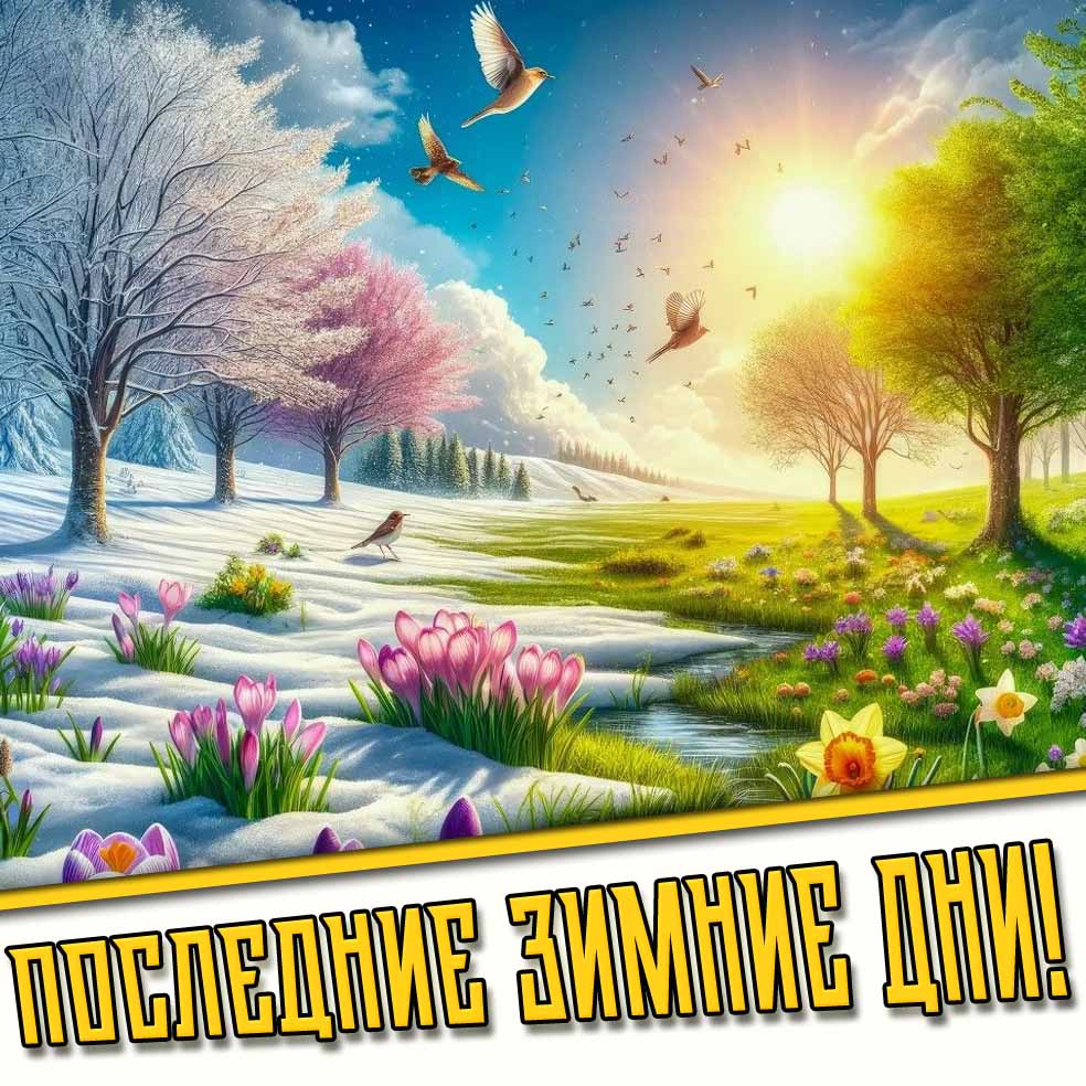 Картинки на последние дни зимы и февраля