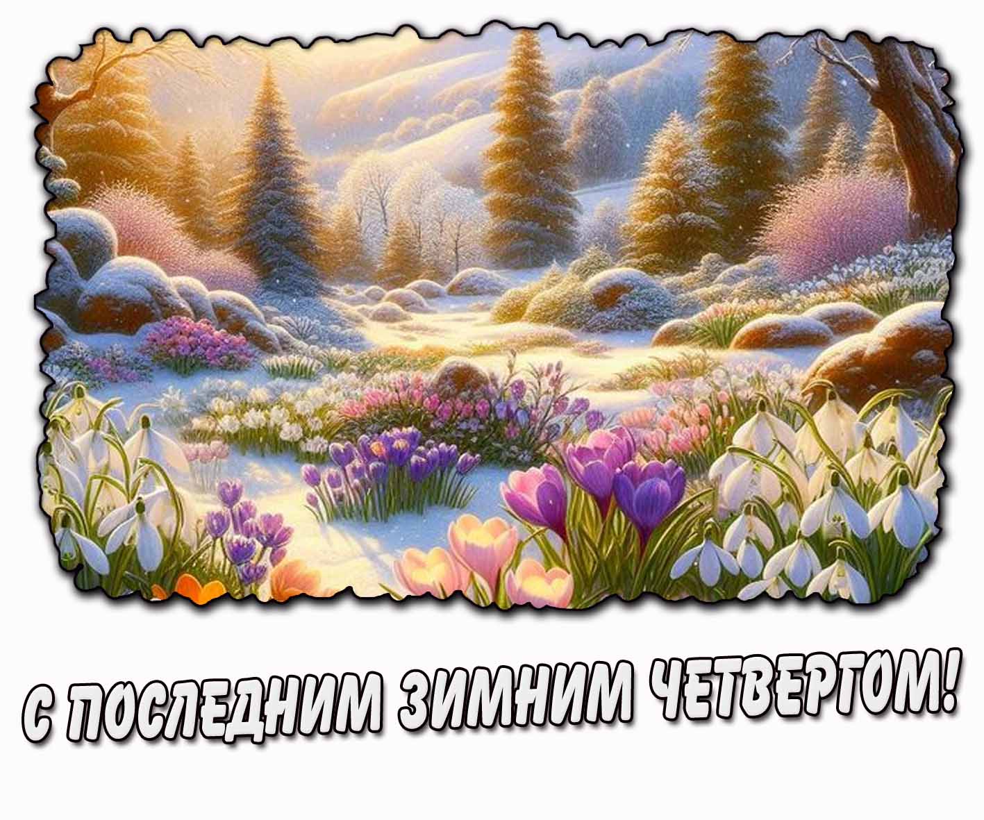 Картинка с последним зимним четвергом