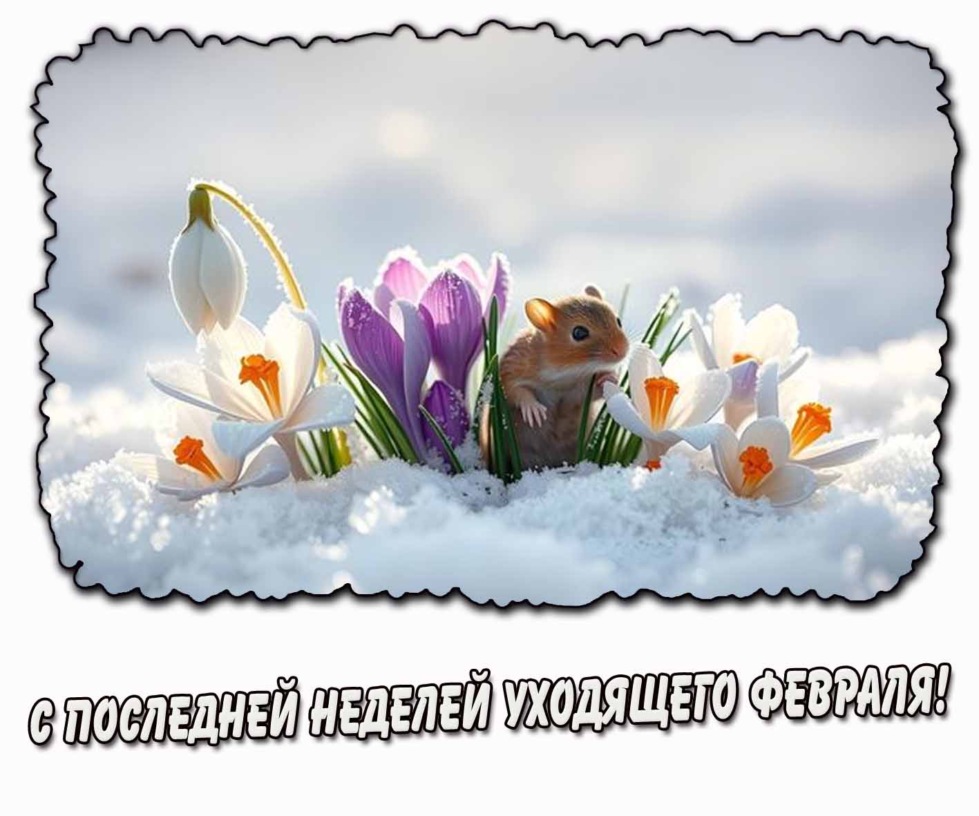 Картинка с последней неделей уходящего февраля