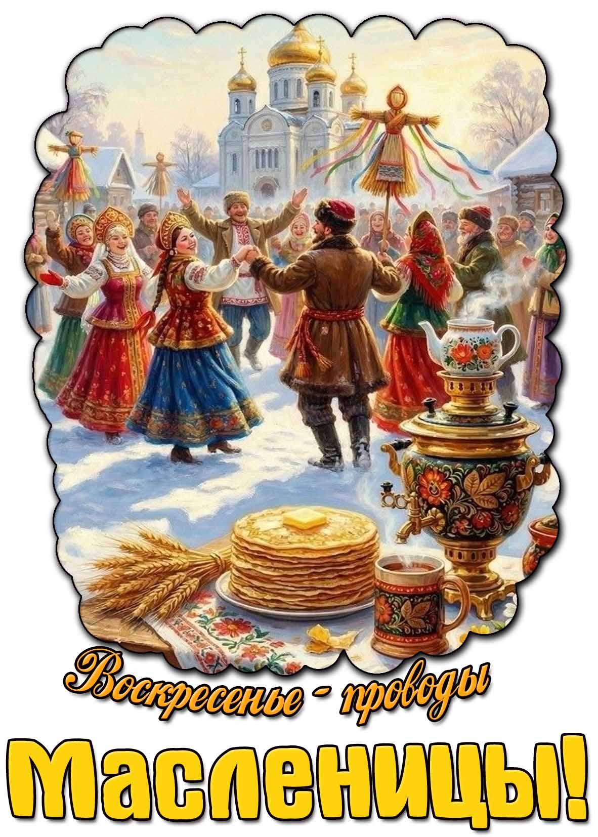 Картинка воскресенье - проводы Масленицы!