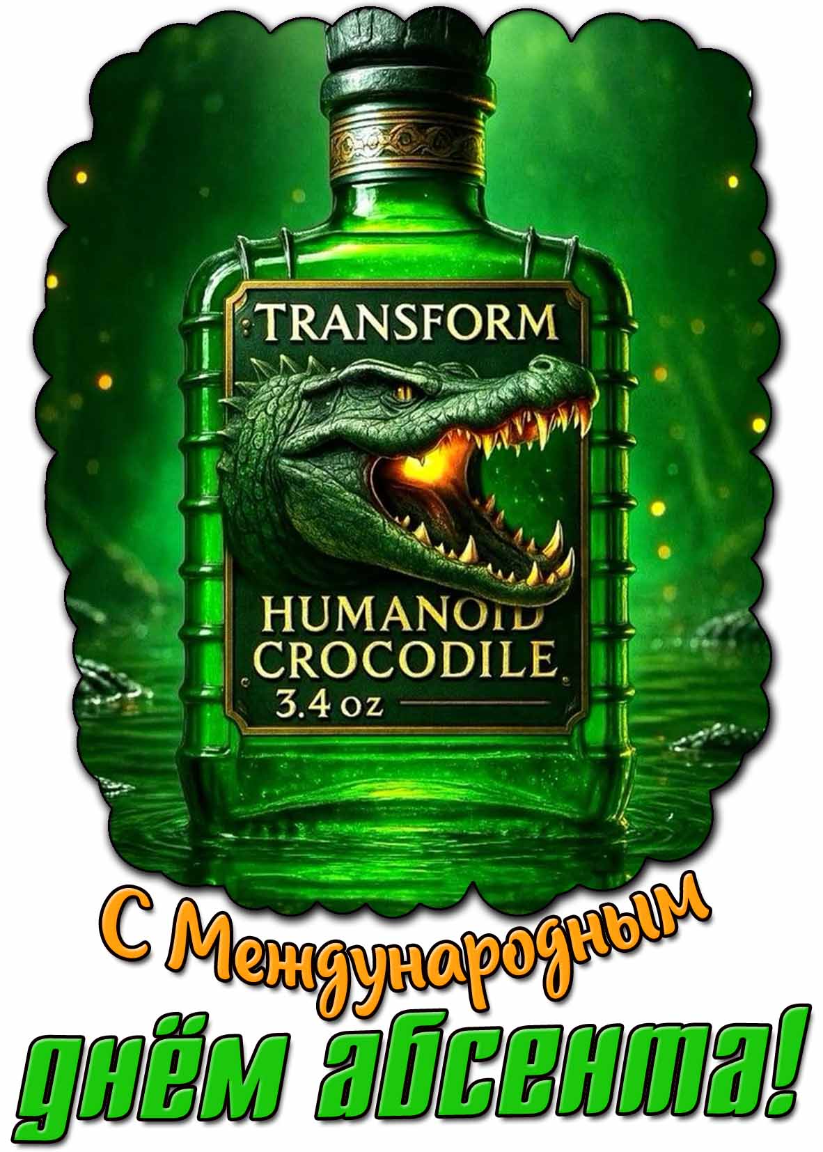 Картинка с Международным днём абсента