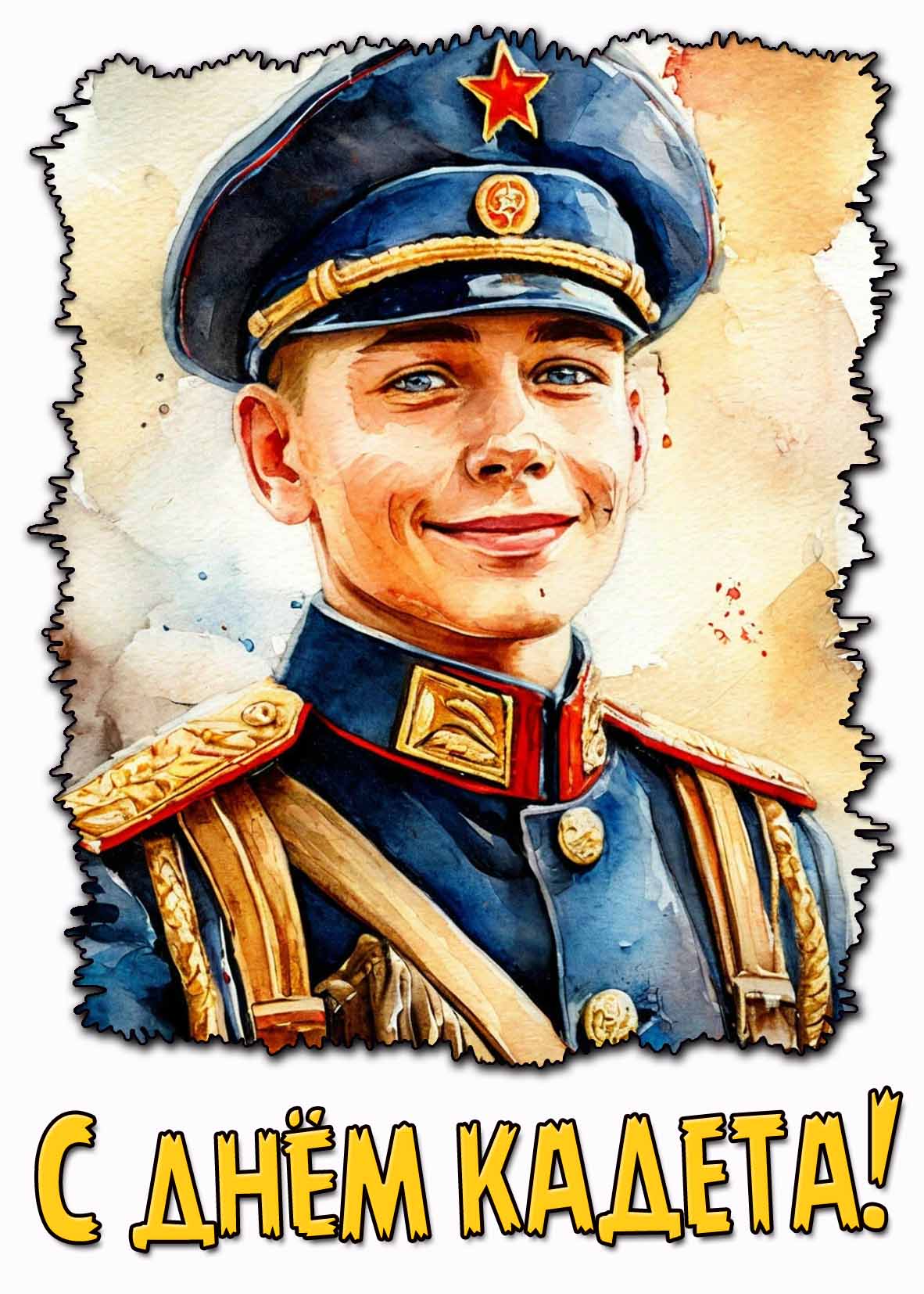 С днём кадета! - открытка