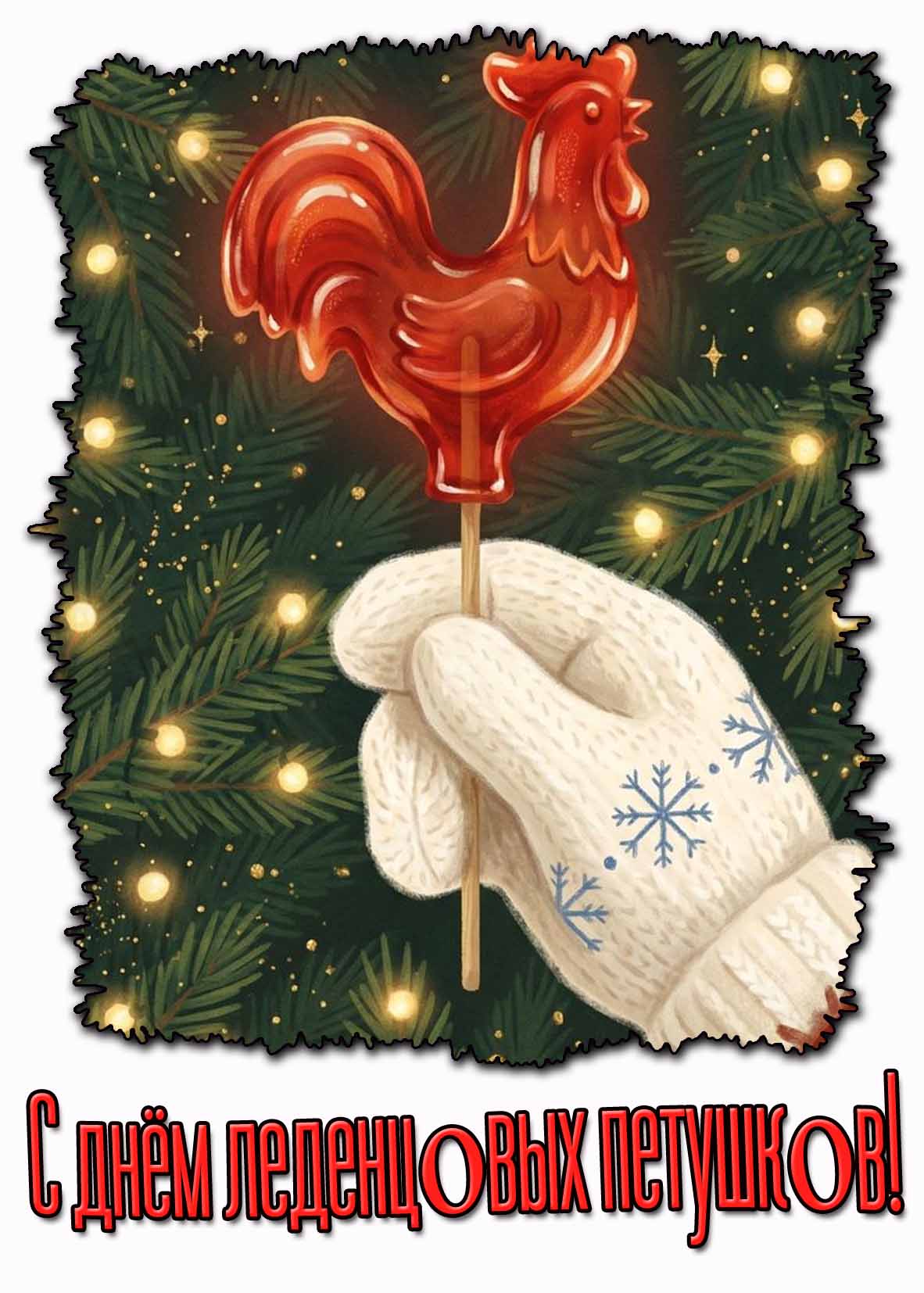 Картинка с днём леденцовых петушков