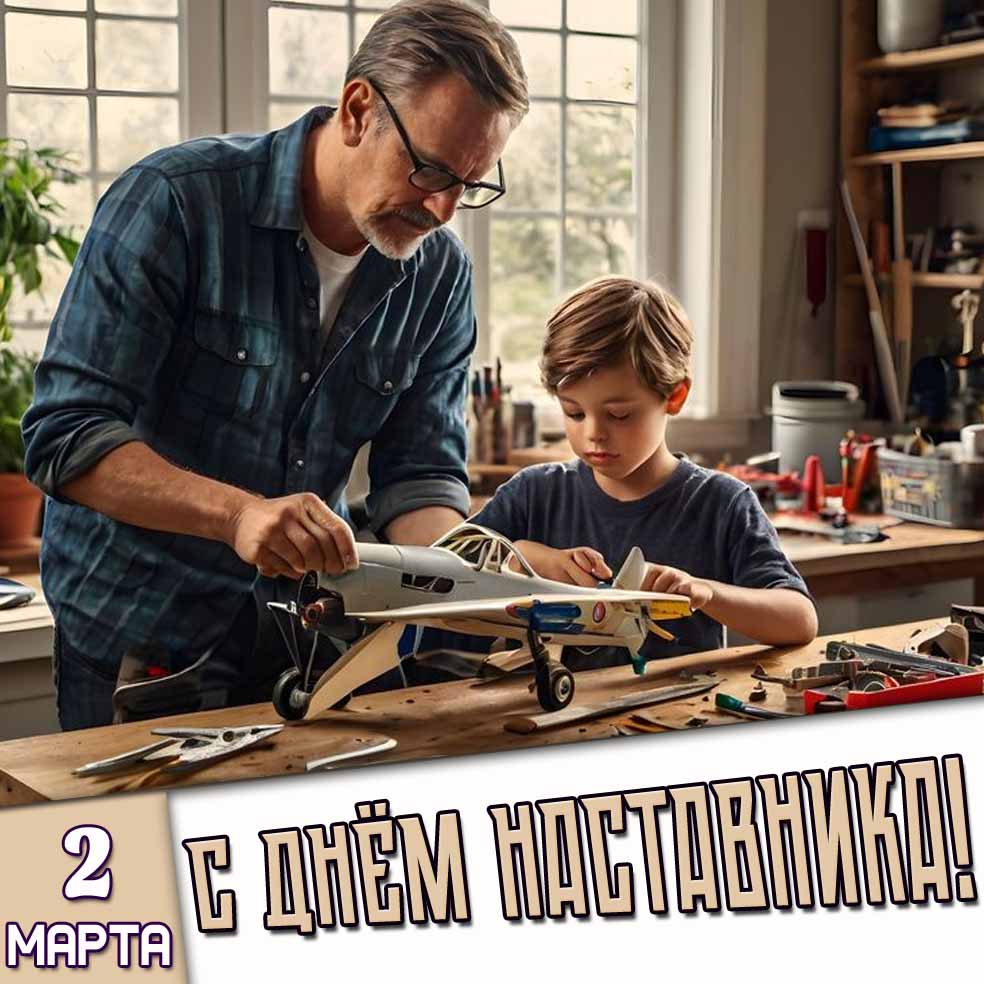 Картинка 2 марта - с днём наставника!