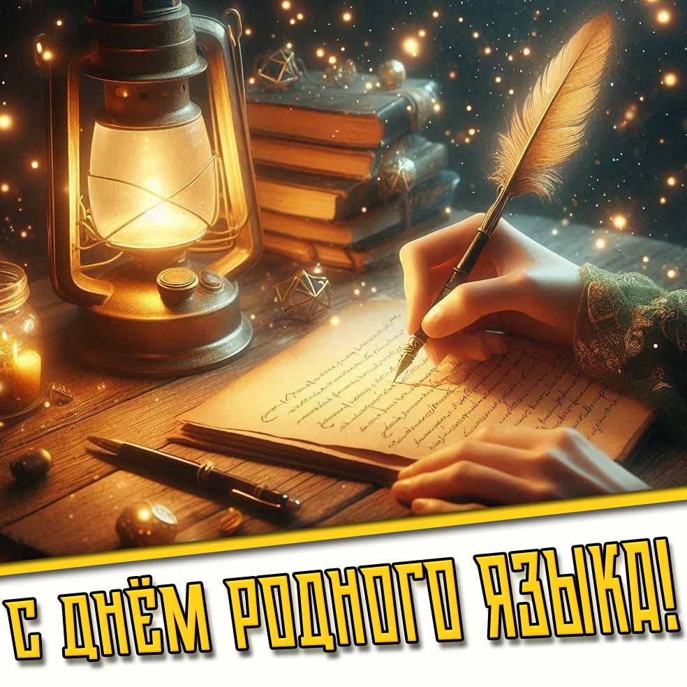 Картинка с днём родного языка