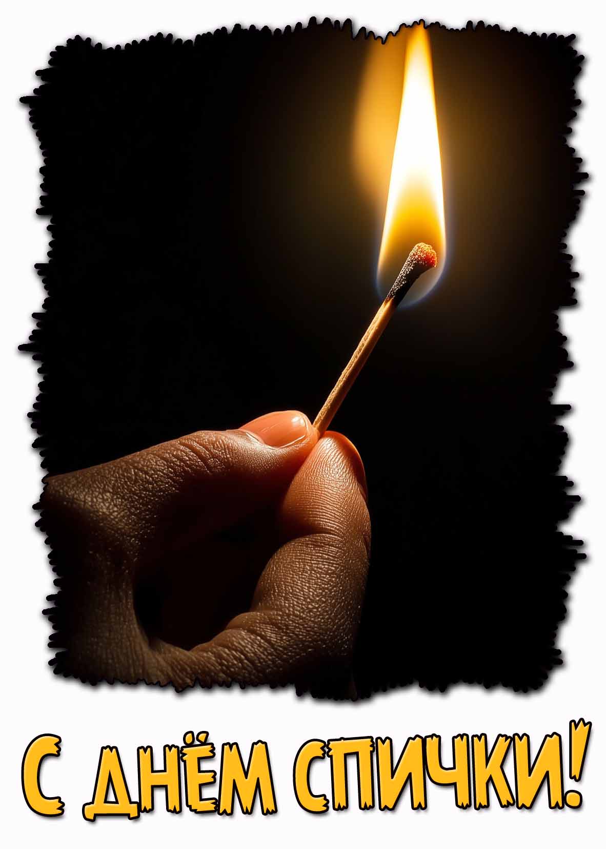 Картинка с днём спички