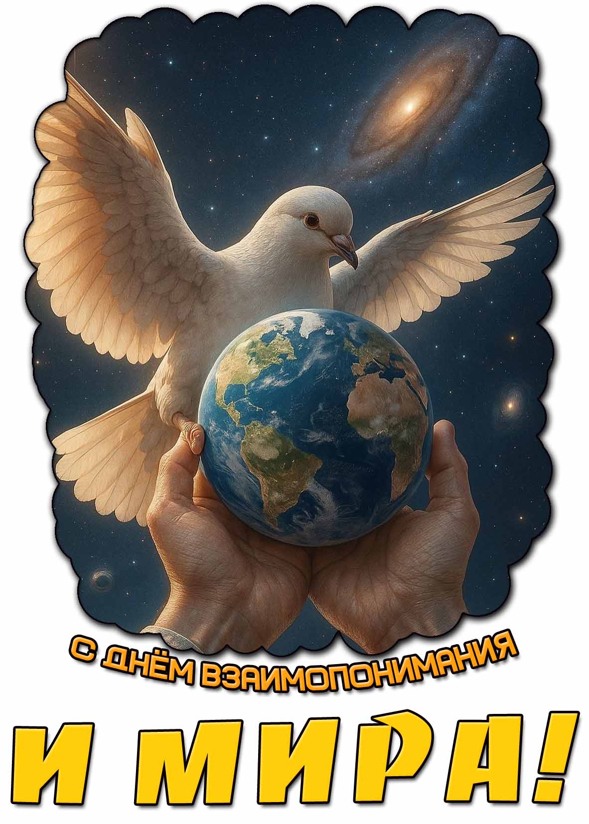 Красивая картинка с днём взаимопонимания и мира