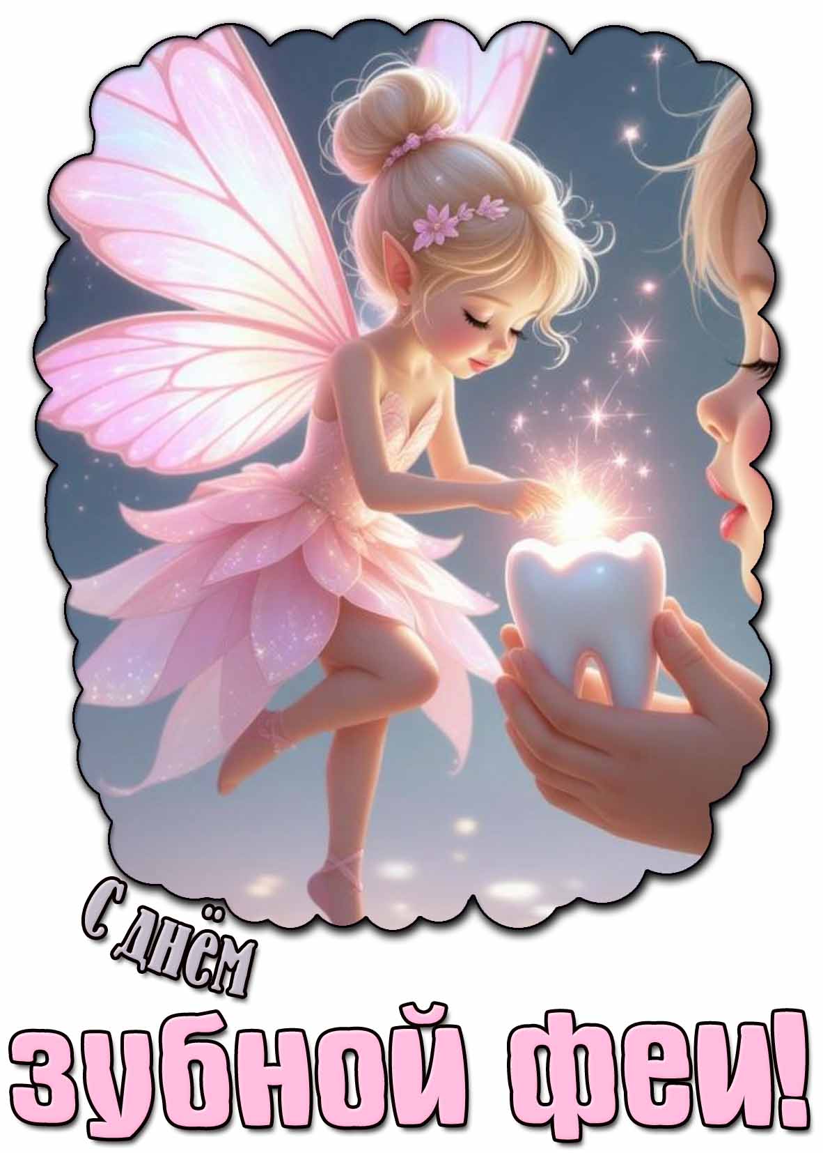 Красивая картинка с днём зубной феи
