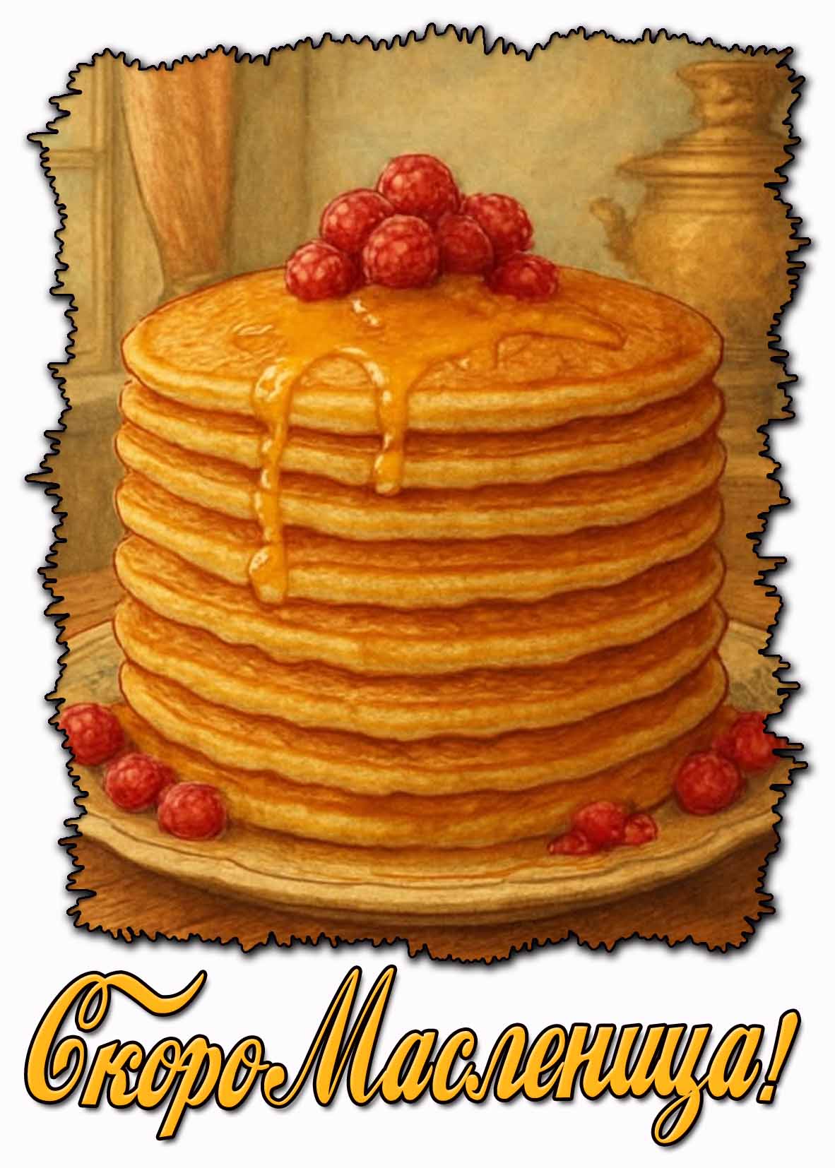 Картинка скоро Масленица